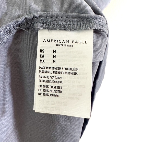 American Eagle Silky Spaghetti Strap Tank with Peplum - Size Medium - Picture 5 of 5